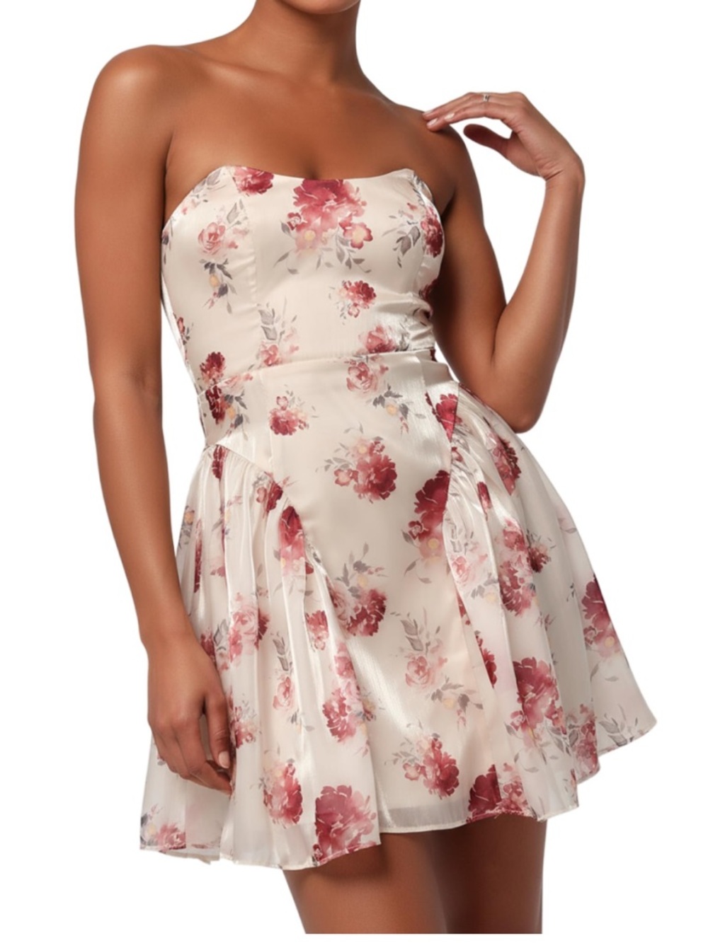 NWT Lulus Topanga Strapless Mini Dress